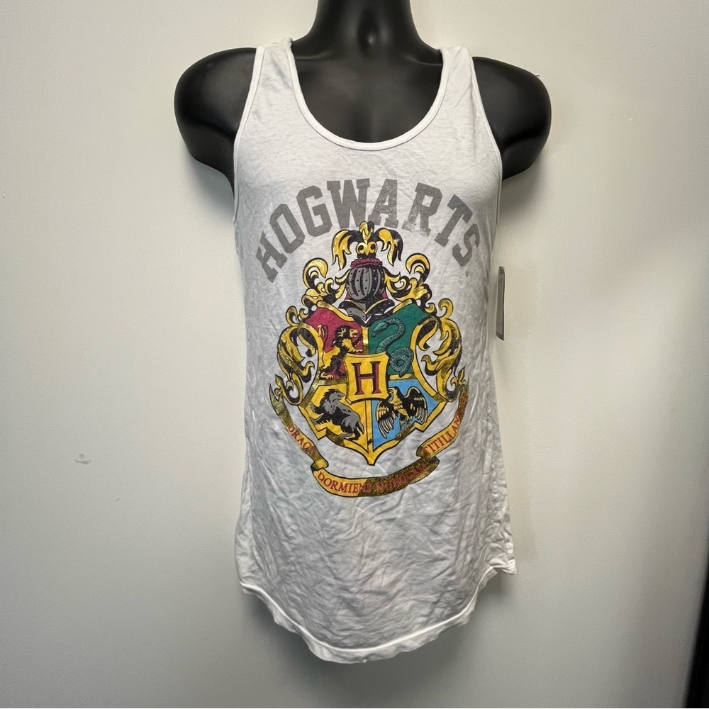 Hogwarts White Tank Top